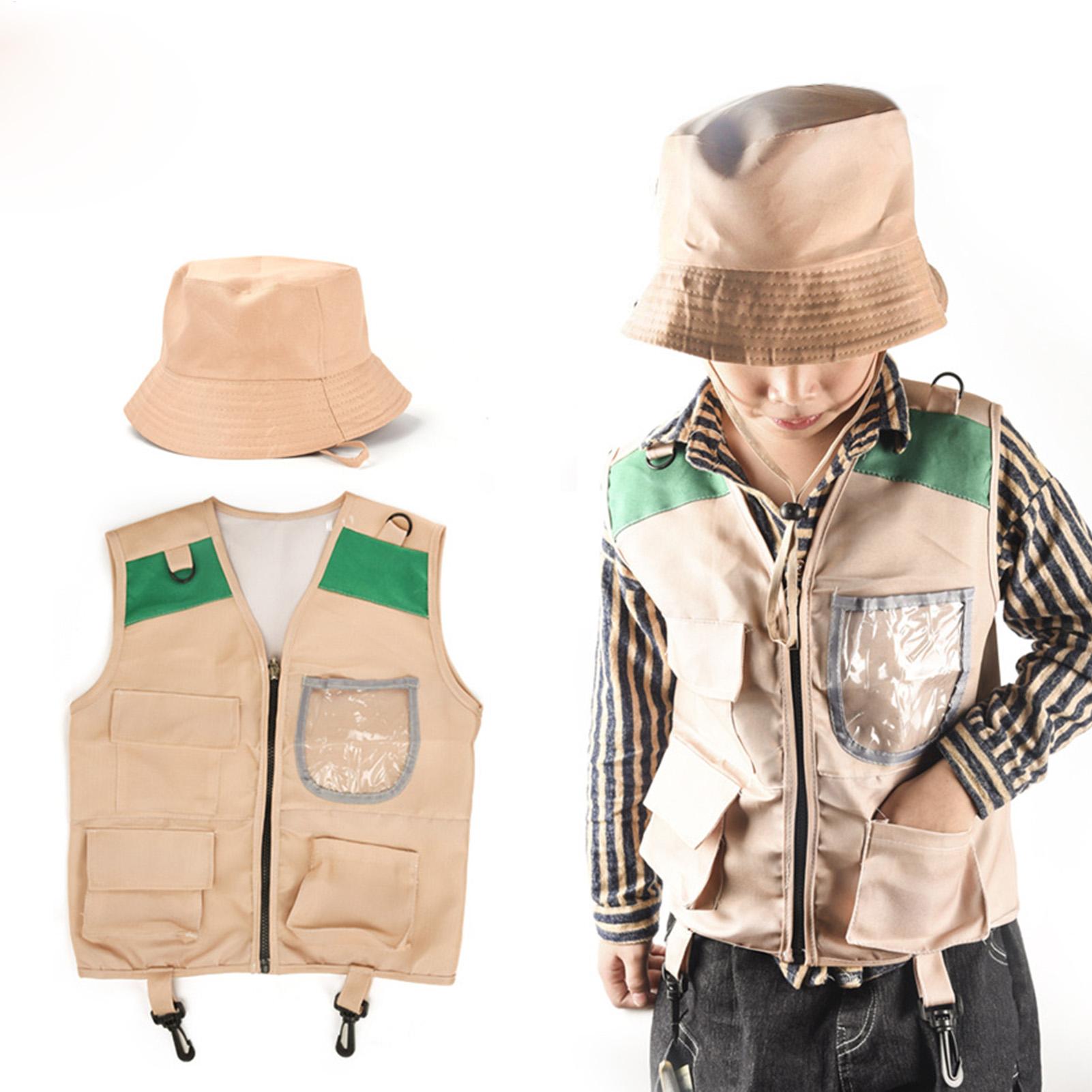 طقم قبعة وسترة استكشافية للأطف - مراجعة Outdoor Adventure Outfit وسعره